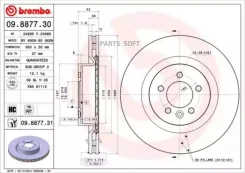 ����, ������ 09. B858.11 ���� ��������� UV Coated | ����� | Brembo 09887731 09887731 ����