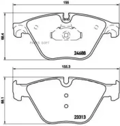 ������� ��������� �������� �������� BMW (Brilliance) 5 Series (F10, F18) 08/10- / BMW 5 (F10) 01/09 Brembo P06074 P06074 ����