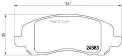 ������� ��������� �������� �������� Chrysler (BBDC) Sebring 01/07-12/09 / Chrysler 200 Convertible 0 Brembo P18001 P18001 ����