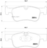 ������� ��������� �������� BMW: 1 10-, 1 11-, 2 13- Brembo P06078 P06078 ����