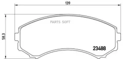 ������� ��������� (�������) Mitsubishi Pajero 91-20 / Mazda Bongo Friendee 95-01 Brembo P 54 029, �������� P54029 ����