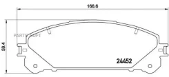 ������� ��������� �������� �������� Daihatsu Altis Saloon (AXVH70N) 07/17- / Lexus ES (_V6_) 06/12- Brembo P83145 P83145 ����