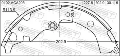������� ��������� ������ (����������) Febest 0102ACA20R 0102ACA20R ����
