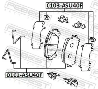 ��������� �������� ��� �������� ������� Febest 0103-ASU40F 0103ASU40F ����