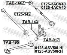 ���� ������ ���������� ������ Febest 0125ASV50RH 0125ASV50RH ����