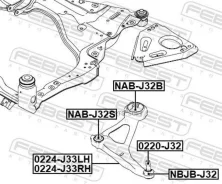 ����� �������� ������ Febest 0224J33RH 0224J33RH ����