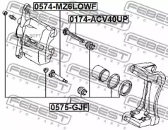 ����������� ������ �������� Mazda 6 GJ 2012- 0575-GJF Febest 0575-GJF 0575GJF ����