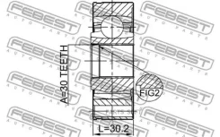 ���� ���������� ���� 30X74 Febest 1211IX35SHA 1211IX35SHA ����