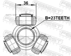 ������� 23X36 Febest 1216CRE16 1216CRE16 ����