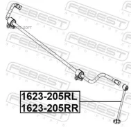 ���� ������������� ������ ����� 1623-205RL Febest 1623-205RL 1623205RL ����