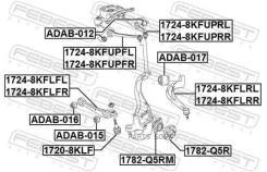����� ������� �������� ������! Audi A4/A5 1.8-2.0TFSi/2.0-3.0TDi 07 Febest 17208KLF 17208KLF ����