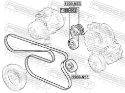 ����� �������� Febest 1988N53 1988N53 ����