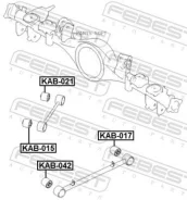 ����������� �������� ������� ������� ����. ������! KIA Sorento 06 Febest KAB042 KAB042 ����
