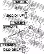����������� ��������� ������� ������ (��������������) Febest LRAB011 LRAB011 ����