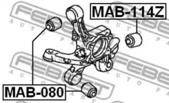 ����������� ���� ����� Mitsubishi Lancer CS/CY MAB-114Z Febest MAB-114Z MAB114Z ����