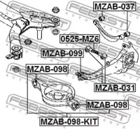 ����������� ������� ������ �������� Febest MZAB098KIT MZAB098KIT ����