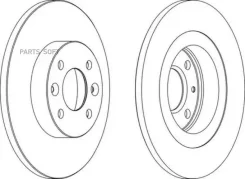 ����� ��������� �������� Renault Logan 04-22 / Sandero 09-22 Ferodo DDF1502 DDF1502 ����