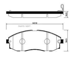 ������� ��������� �������� ������ Hyundai: H-1 00-05, Starex 97-02 HSB HP0018 HP0018 ����