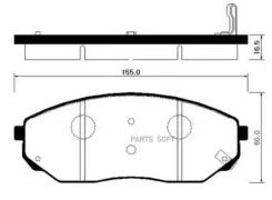 ������� ��������� �������� ������ KIA: Sorento 02- ASIA HSB HP1017 HP1017 ����
