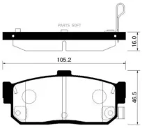 ������� ��������� �������� ���� Infiniti: G20 90-01, I30 96-01 Nissan: Altima 93-01, Almera 95-00, Maxima 91-00, Sunny 95-01 HSB HP3002 HP3002 ����