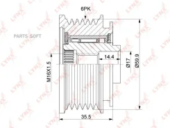 ����� ���������� ���� ���������� Lynxauto PA1175 PA1175 ����