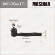 ���������� ������� ���� Masuma Toyota Corolla Fielder, VITZ / NZE121G, NZE141G, KSP130 00-21 RH ME-3641R Masuma, ������ ME3641R ����
