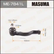 ���������� ������� ���� Masuma Mitsubishi Pajero / V6#W, V7#W 99-06 LH ME-7841L Masuma, ����� ME7841L ����