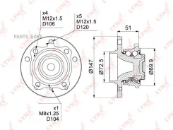 ������� ������ | ����� ����/��� | Lynxauto WH1238 WH1238 ����