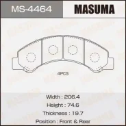 ������� �������� Masuma, AN-617WK, NP4006 front rear (1/6) MS-4464 Masuma, ��������/������ MS4464 ����