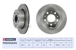 ��������� ���� ����. Citroen Jumper II 06- Fiat Ducato III 06- Peugeot Boxer II 06- M2000643 Marshall M2000643 M2000643 ����