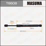 ���� ������� ��������� L=320.5 mm Masuma T8608 Masuma T8608 T8608 ����