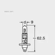 ����� ���������� H1 12V 55W Osram Ultra Life (2 ��. ) Osram 64150ULT-HCB 64150ULTHCB ����