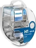 ����� ����������� ��������� ����� H1/W5W P14.5s/W2.1x9.5d 4200K White Vision Ultra 12V 55W ������� 2 Philips 12258Wvusm 12258WVUSM ����