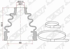 ������� ����� (�����/ �������) Daewoo Matiz 00-15 / Hyundai Elantra 10-16 SAT BKFD-021, �������� BKFD021 ����