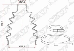 ������� ����� (�����/ �������) Ford Focus 04- / Mitsubishi Outlander 02-12 SAT C-1546, �������� C1546 ����