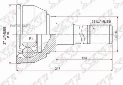 ���� (�������/ �����) Mitsubishi Delica 90-99 / L200 86-06 SAT MI-008, �������� MI008 ����