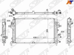 �������� Opel Astra 04-13 / Zafira 05-14 SAT SG-OP0006-04-D2 SGOP000604D2 ����