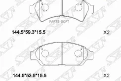 ������� ��������� (�������) Toyota Camry Japan 86-98 / Vista 90-98 SAT ST-04465-32080, �������� ST0446532080 ����
