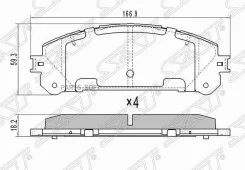 ������� ��������� (�������) Lexus RX 08-19 / Toyota Camry Europe/Russia 17-22 SAT ST-04465-48150, �������� ST0446548150 ����