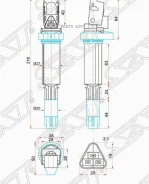 ������� ��������� BMW 1-Series 04-19 / 3-Series 98-22 M54; �M54B22; �M54B25; �M54B30; �M56; �N40; �N42; �N42B20; �S5 SAT ST-12131712219 ST12131712219...