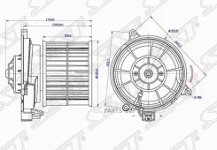����� ��������� ������ (����� ����) Ford Fiesta 02-08 / Fusion 02-12 SAT ST-1252926 ST1252926 ����
