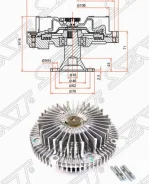 ���������� Toyota Crown 87-07 / Mark II 96-04 SAT ST-16210-46051 ST1621046051 ����