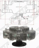���������� Toyota Hilux Pick Up 04-20 / Land Cruiser 07-23 SAT ST-16210-31020 ST1621031020 ����