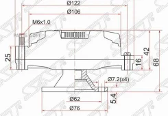 ���������� Toyota Crown 87-01 / Mark II 84-00 SAT ST-16210-70040 ST1621070040 ����