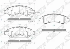 ������� ��������� (�������) Chevrolet Tahoe 06-21 / Cadillac Escalade 06-21 SAT ST-19157524, �������� ST19157524 ����