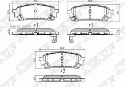 ������� ��������� (�����) Subaru Forester 02-08 / Impreza 00-07 SAT ST-26696-FE040, ������ ST26696FE040 ����