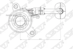 �������� ����� ��������� Renault Logan 14-18 / Nissan Almera 00-19 SAT ST-30620-00Q0J ST3062000Q0J ����