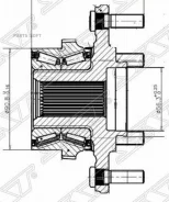 ��������� ���� Mitsubishi Pajero 06-20 / Montero 06- (������=�����/ �������) SAT ST-3880A015, �����/������ �������� ST3880A015 ����