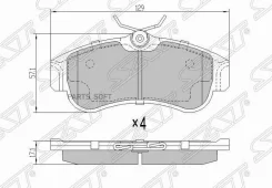 ������� ��������� (�������) Nissan Almera 95-06 / Primera 90-96 SAT ST-41060-4M525, �������� ST410604M525 ����