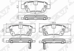 ������� ��������� (�����) Honda CR-V 06-20 SAT ST-43022-SWW-G02, ������ ST43022SWWG02 ����